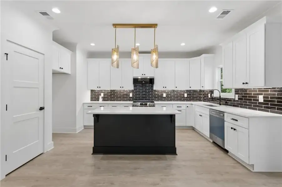 Furnished interior view inside a new home in , Atlanta (Image 8).