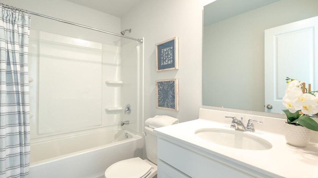 Furnished interior view inside a new home in Settlement at Salamander, North Charleston (Image 17).