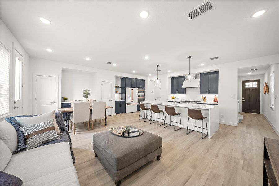 Open floor plan Open floor plan