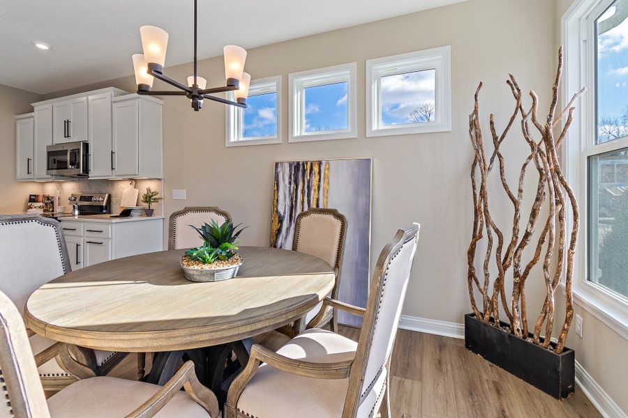 Representative furnished interior of a home built from the Edenton by Fischer Homes in Easton Park, Dallas (Image 9).