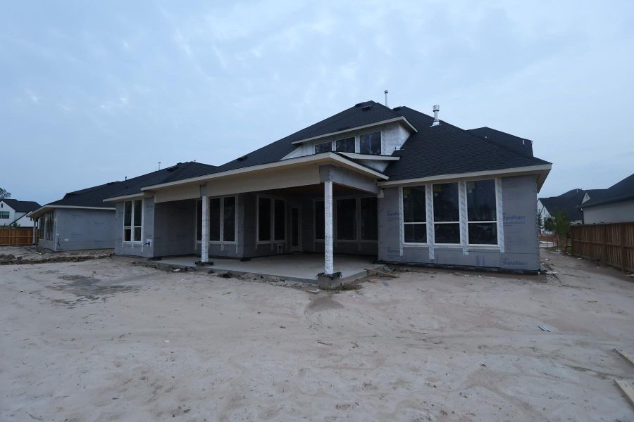 In-progress construction of a new home in Woodson’s Reserve, Spring, TX (Image 10). In-progress construction of a new home in Woodson’s Reserve, Spring, TX (Image 10).