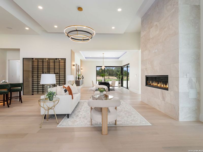 Furnished interior view inside a new home in , Fair Oaks Ranch (Image 18).