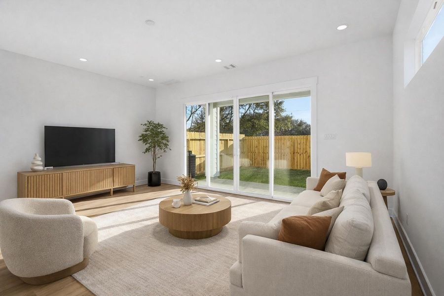 Living Room Virtually Staged