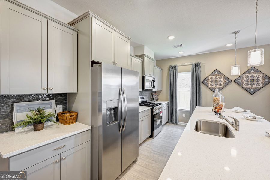 Furnished interior view inside a new home in Maddox Station, Eatonton (Image 14).