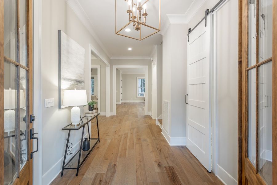 Representative furnished interior of a home built from the Winterbrook B by Riverstone Construction, LLC in River Gorge Ranch, River Gorge Ranch (Image 9).
