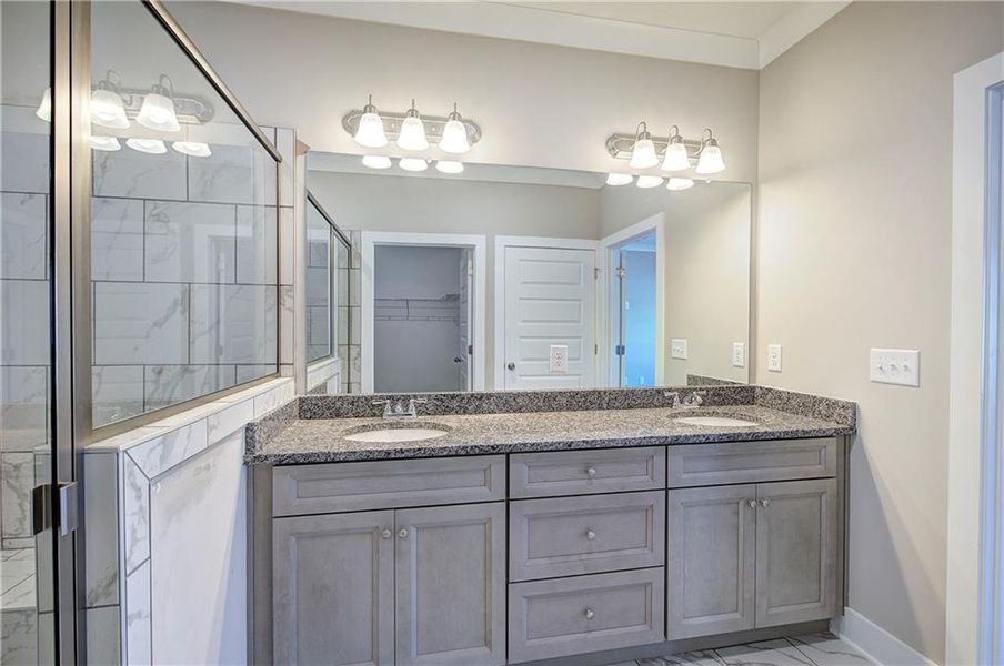 Furnished interior view inside a new home in , Cartersville (Image 13).
