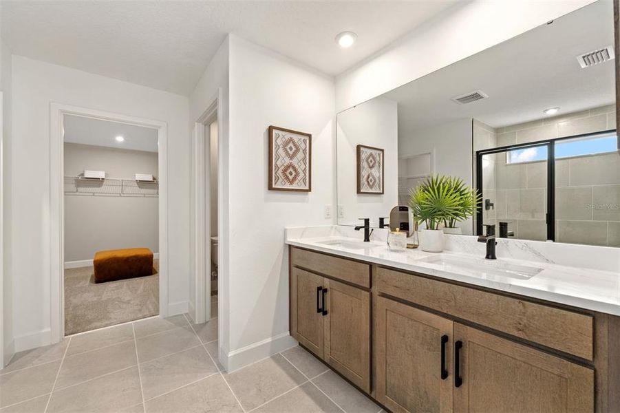Furnished interior view inside a new home in Rainwood, Groveland (Image 14).