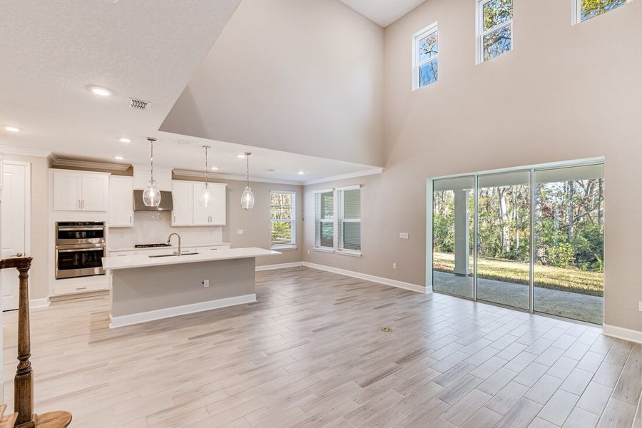 Furnished interior view inside a new home in Osprey Cove, St. Marys (Image 8). Furnished interior view inside a new home in Osprey Cove, St. Marys (Image 8).