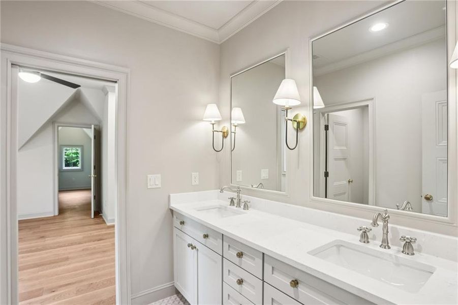 Furnished interior view inside a new home in , Marietta (Image 6).