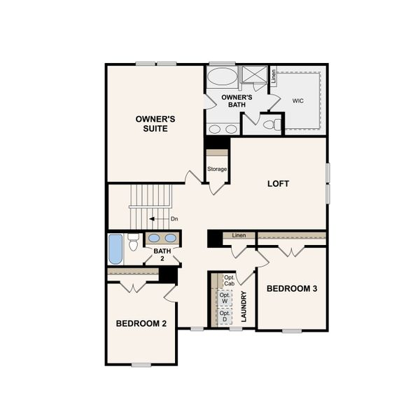 2D floor plan layout of this home in Canebrake at Hickory Hills, Old Hickory, TN (Image 6). 2D floor plan layout of this home in Canebrake at Hickory Hills, Old Hickory, TN (Image 6).