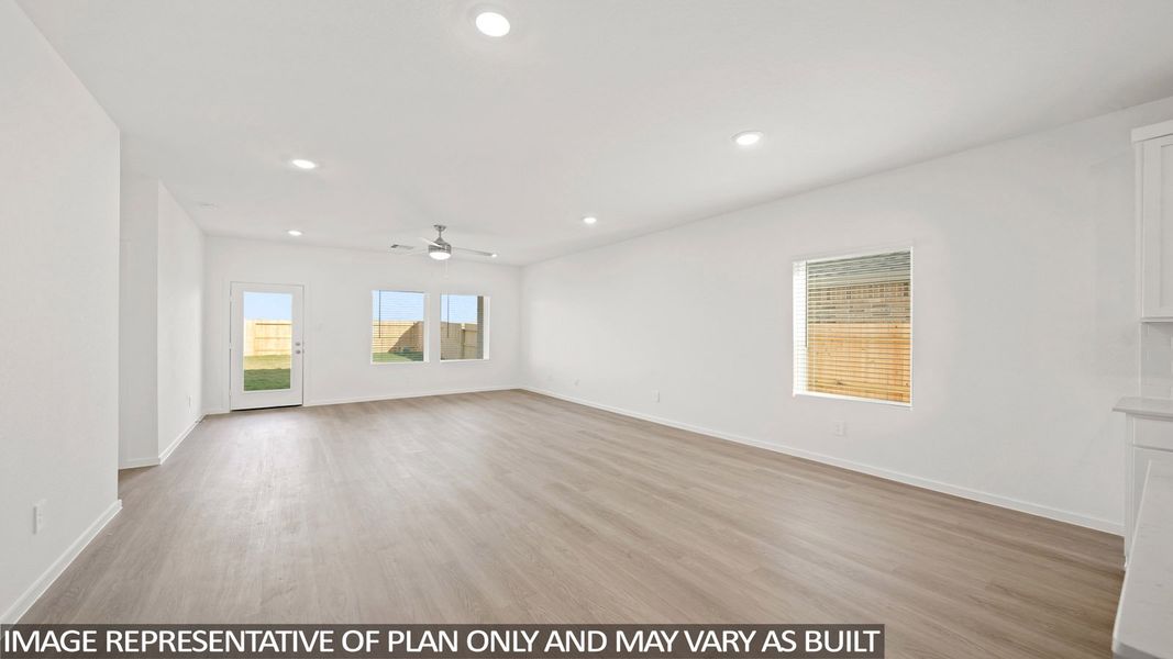 Representative unfurnished interior of a home built from the Kendall by D.R. Horton in Sunterra Lakes, Brookshire (Image 13).