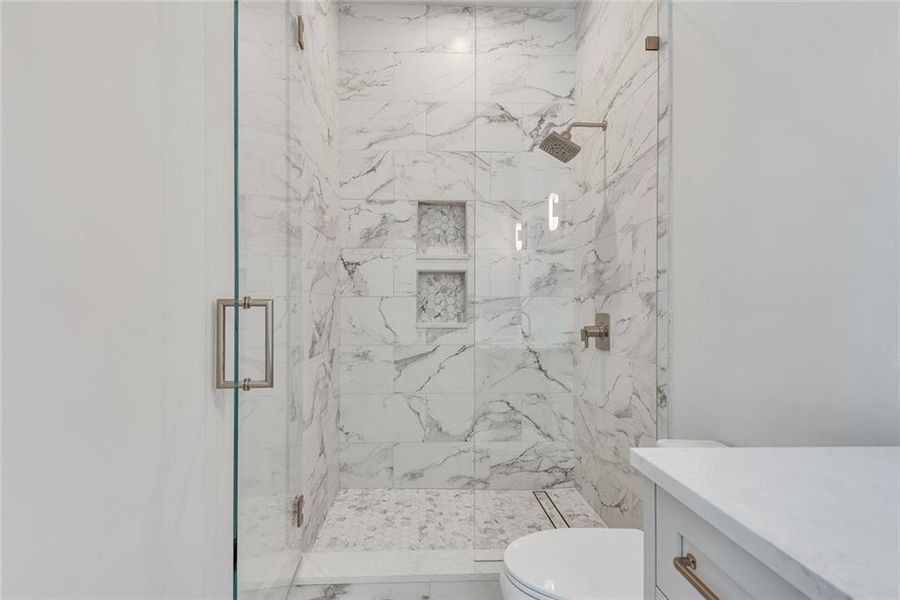 Furnished interior view inside a new home in , Alpharetta (Image 12).