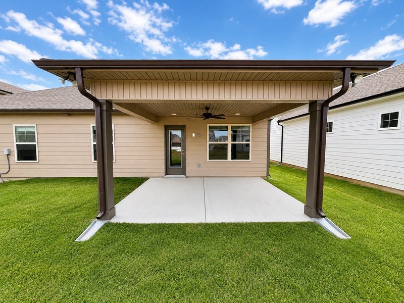 Exterior details and patio area of a home in Salem Landing, Rockvale (Image 4).