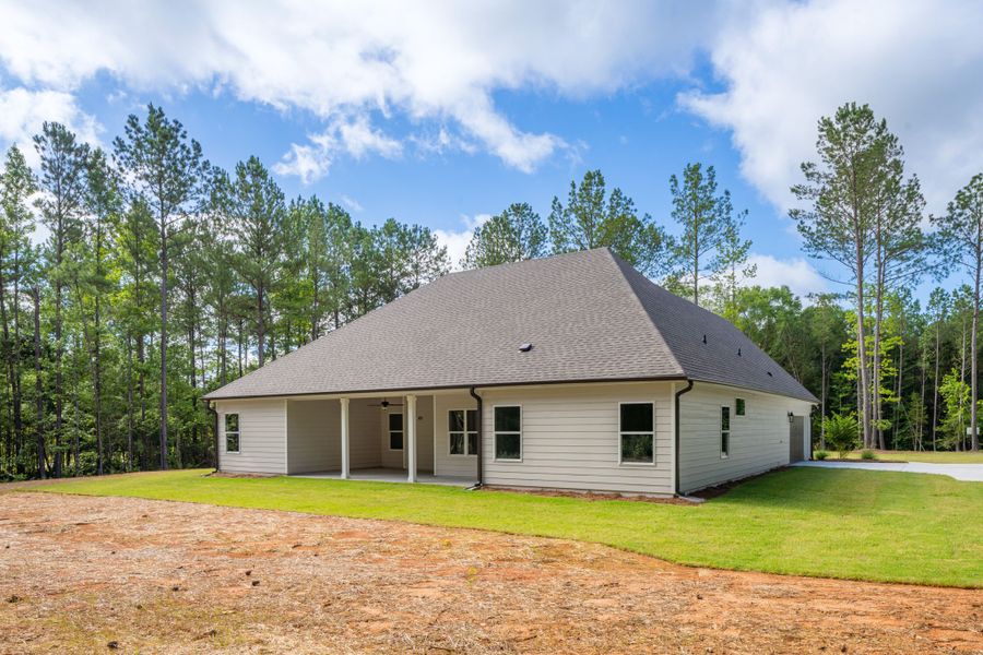 Front exterior of a new home in Flint Farms, Concord, GA, highlighting curb appeal (Image 30).
