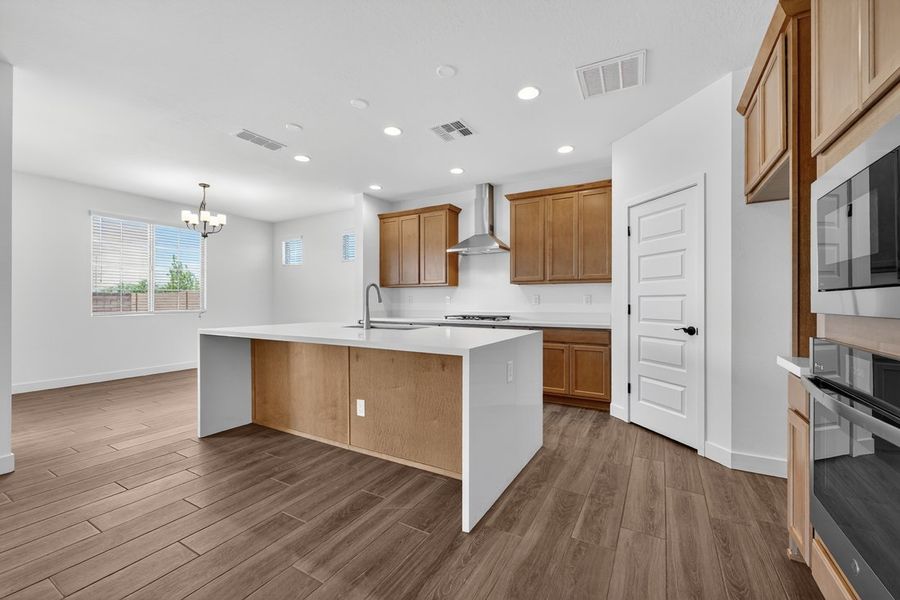 Furnished interior view inside a new home in La Mira, Mesa (Image 8). Furnished interior view inside a new home in La Mira, Mesa (Image 8).