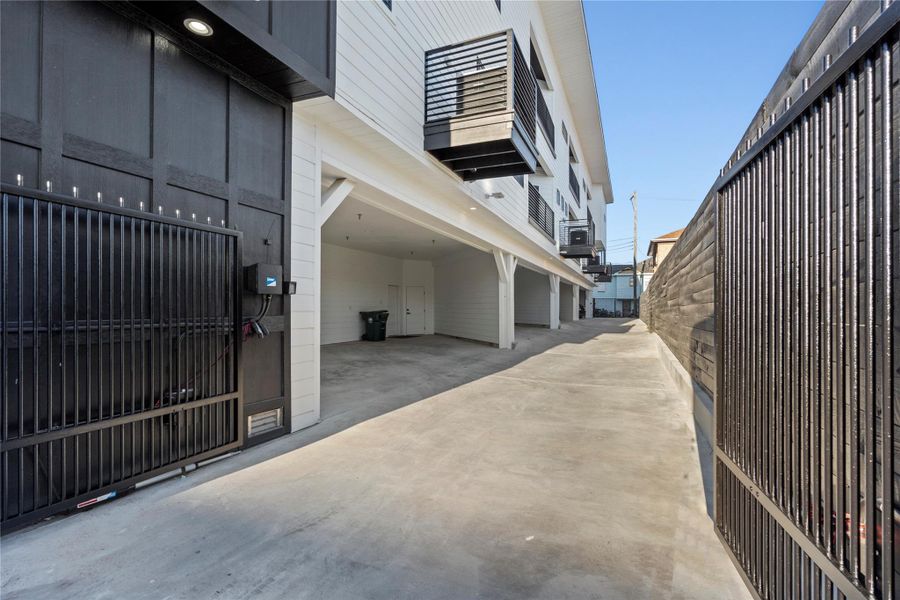 Exterior details and patio area of a home in , Galveston (Image 22). Exterior details and patio area of a home in , Galveston (Image 22).