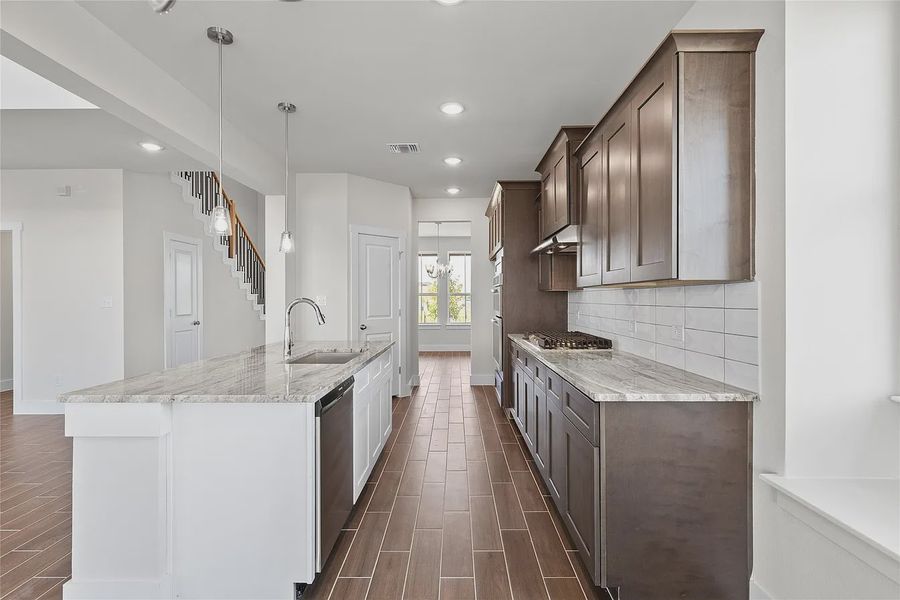 Furnished interior view inside a new home in The Grove at Blackhawk, Pflugerville (Image 8).