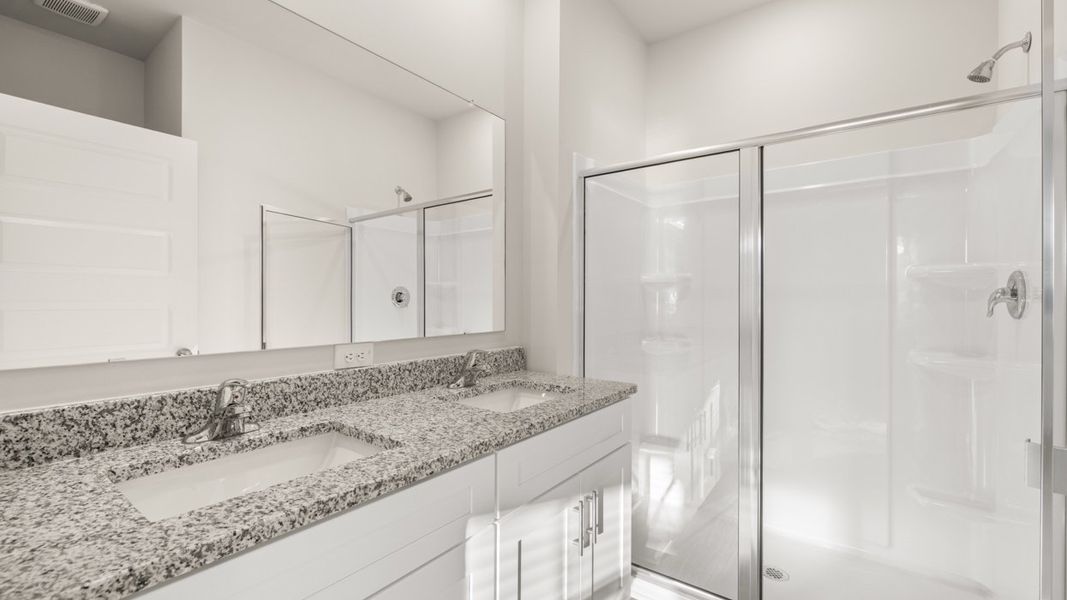 Furnished interior view inside a new home in Bellemeade Landing, Augusta (Image 9).