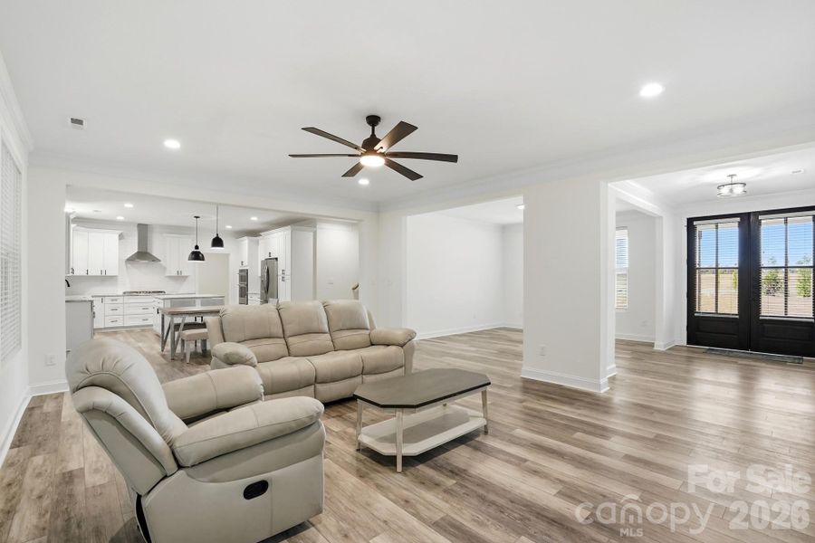 Family Room w/Tons of Natural Light