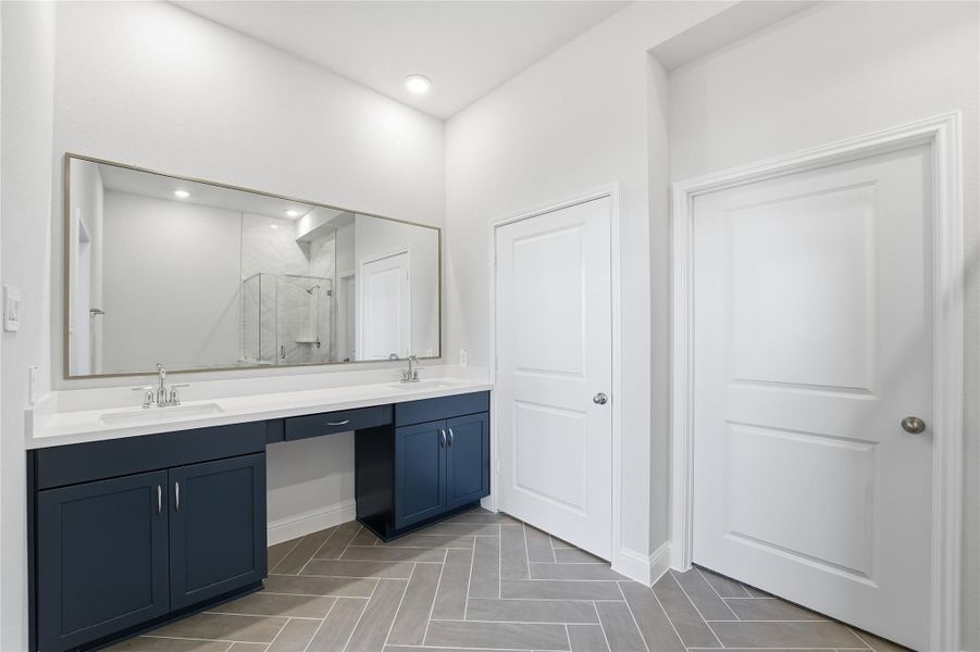 Furnished interior view inside a new home in , Cypress (Image 10).