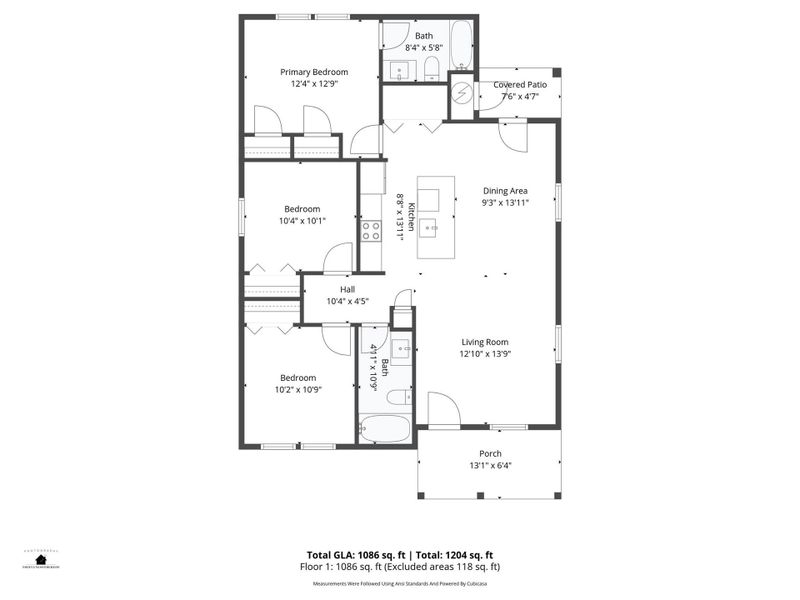 2D floor plan layout of this home in , East Spencer, NC (Image 3).