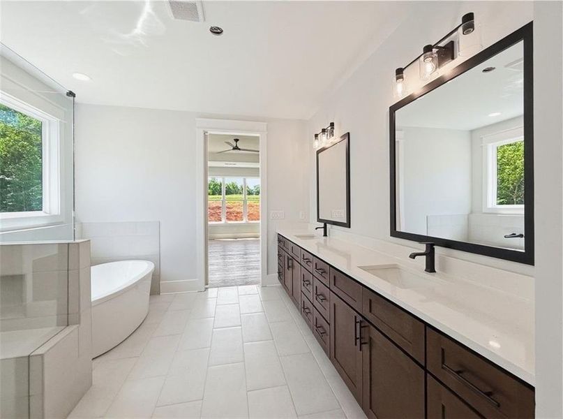 Furnished interior view inside a new home in , Rydal (Image 12).