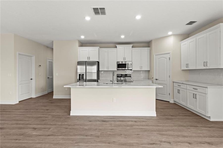 Furnished interior view inside a new home in , Leesburg (Image 9). Furnished interior view inside a new home in , Leesburg (Image 9).