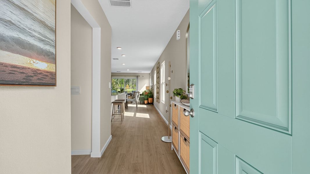 Representative furnished interior of a home built from the GREYSON II by D.R. Horton in Trout River, Jacksonville (Image 5).