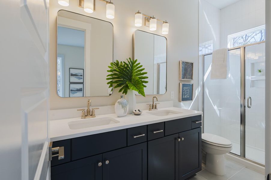 Furnished interior view inside a new home in Ferryboat Landing, Charleston (Image 18).