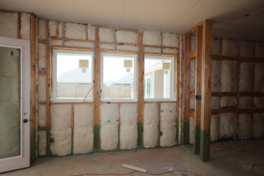 In-progress construction of a new home in Jordan Ranch - Terrace Collection, Fulshear, TX (Image 11). In-progress construction of a new home in Jordan Ranch - Terrace Collection, Fulshear, TX (Image 11).