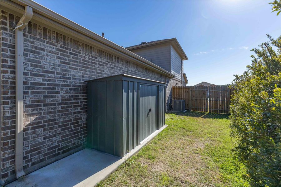 Exterior details and patio area of a home in , Anahuac (Image 27). Exterior details and patio area of a home in , Anahuac (Image 27).