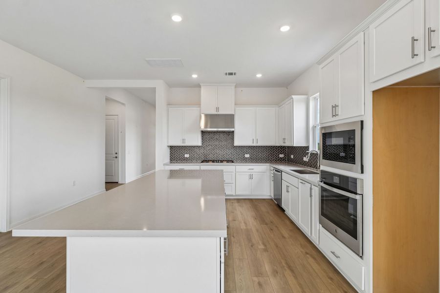 Furnished interior view inside a new home in Silverleaf, Cedar Creek (Image 10).