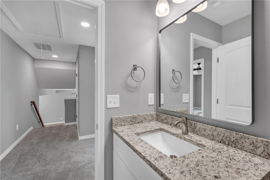 Furnished interior view inside a new home in , Covington (Image 8).