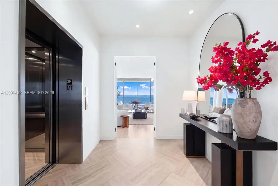 Furnished interior view inside a new home in , Miami (Image 8). Furnished interior view inside a new home in , Miami (Image 8).
