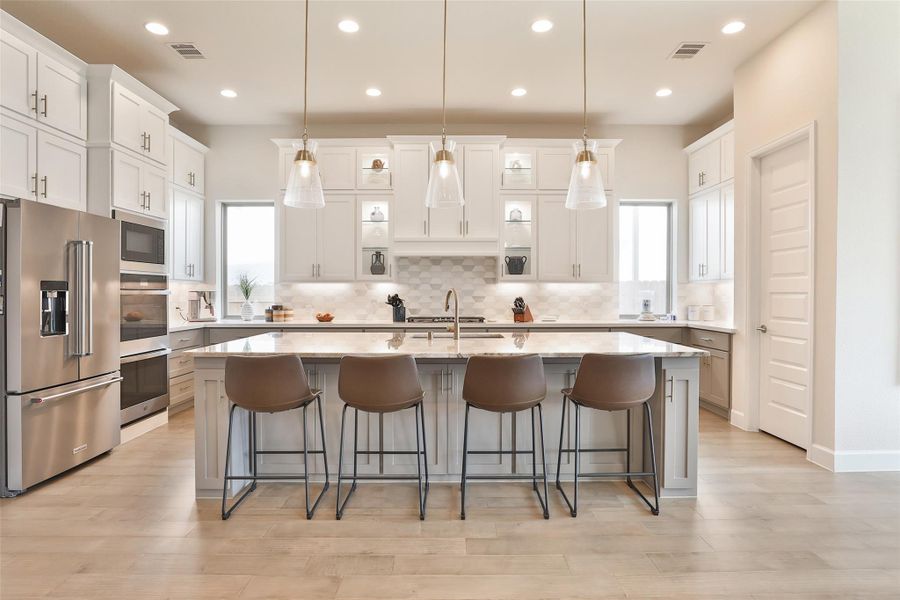 Furnished interior view inside a new home in Elyson, Katy (Image 18).