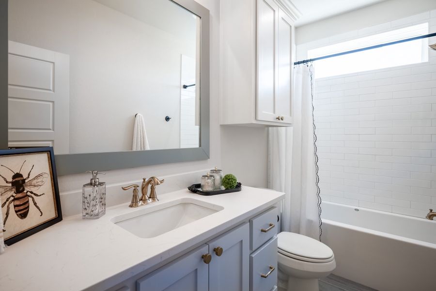 Representative furnished interior of a home built from the The Addison by Reece Homes in Pebble Creek, College Station (Image 15).