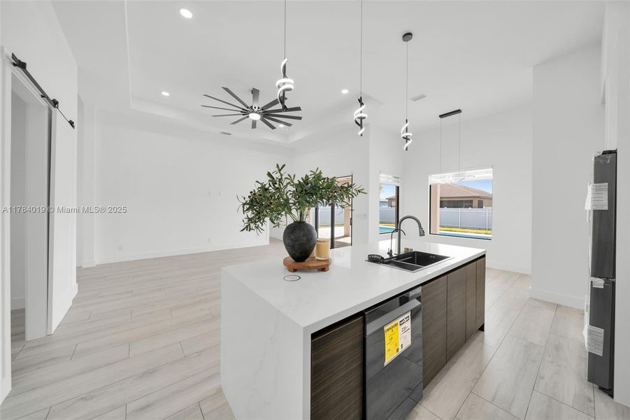 Furnished interior view inside a new home in , Cape Coral (Image 17).