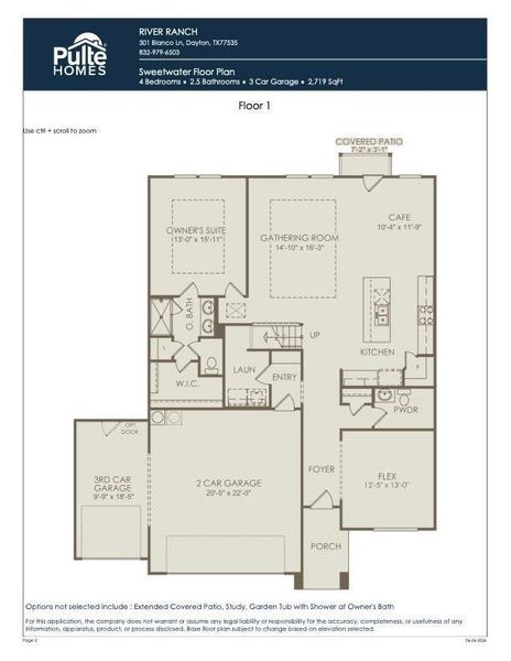 2D floor plan layout of this home in River Ranch, Dayton, TX (Image 3). 2D floor plan layout of this home in River Ranch, Dayton, TX (Image 3).