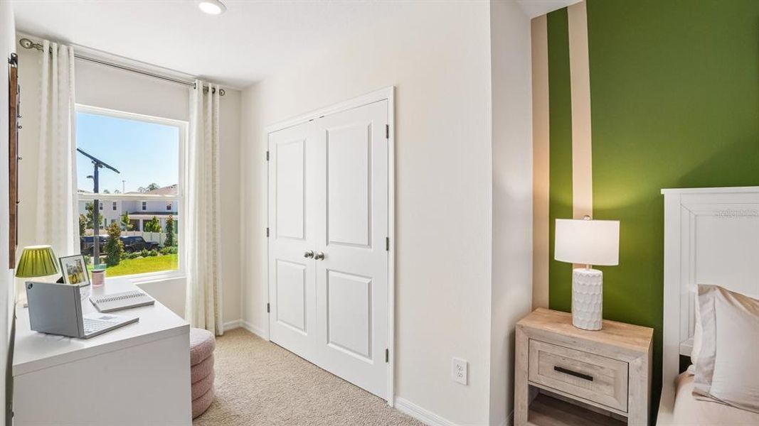 Furnished interior view inside a new home in Sanctuary at Citrus Park Townhomes, Tampa (Image 19).
