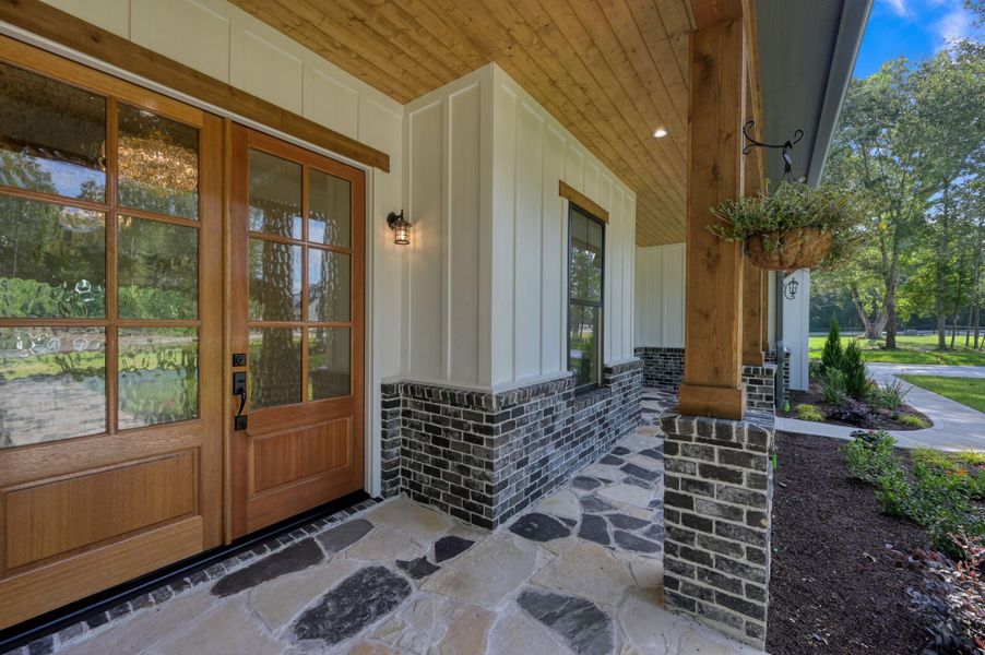 Exterior details and patio area of a home in , Montgomery (Image 4). Exterior details and patio area of a home in , Montgomery (Image 4).