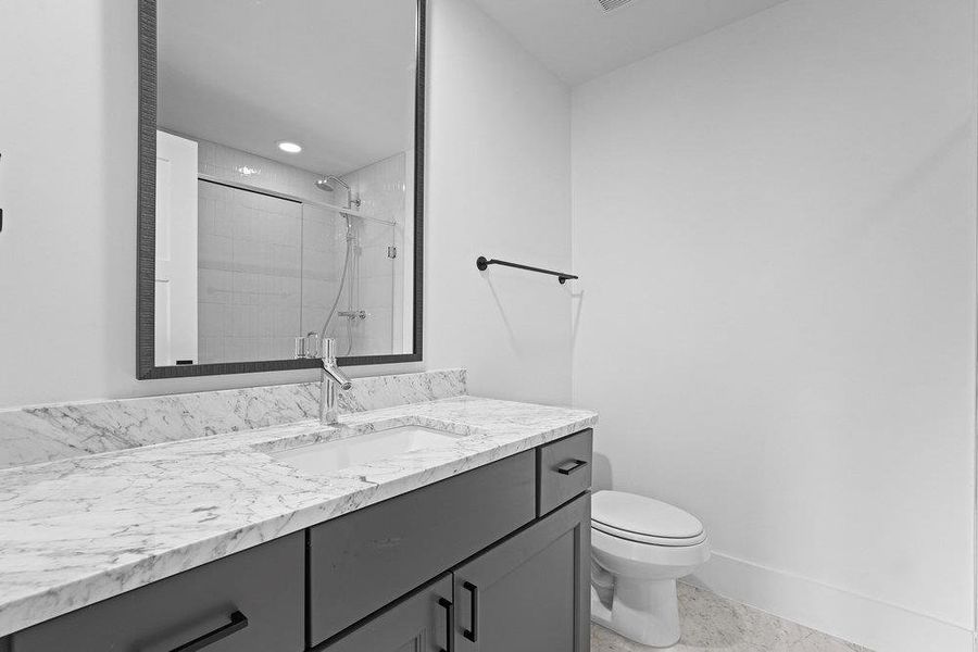 Furnished interior view inside a new home in Spyglass, Austin (Image 16).