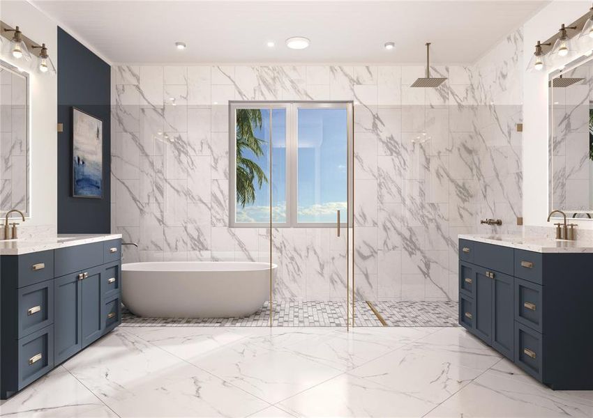 Furnished interior view inside a new home in , Sarasota (Image 3).