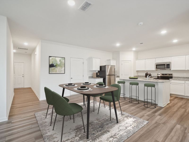 Representative furnished interior of a home built from the Apollo by Starlight Homes in The Point, Rolesville (Image 8).