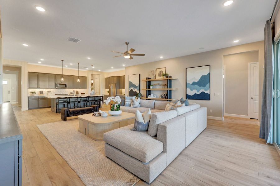 Representative furnished interior of a home built from the Violet by Mattamy Homes in White Tank Vistas, Waddell (Image 30).