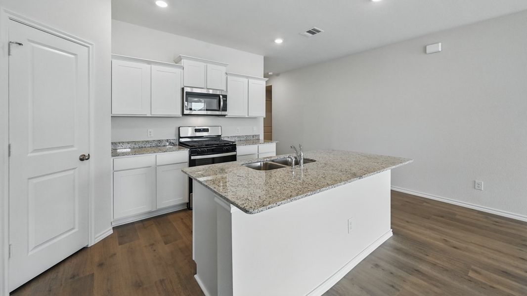 Furnished interior view inside a new home in Stonewyck Farms, Ennis (Image 8).