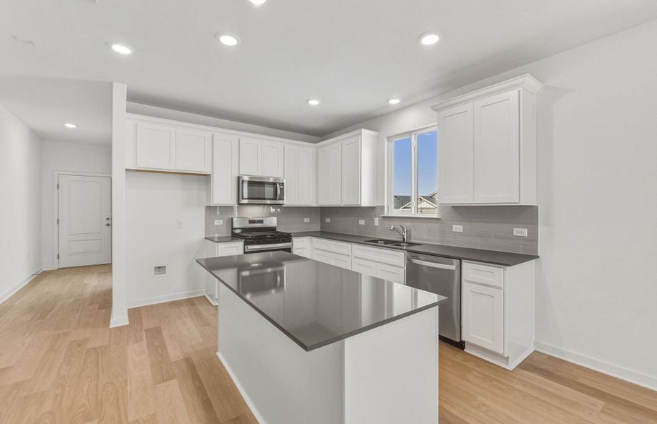Furnished interior view inside a new home in Larson Crossing, Elgin (Image 7).