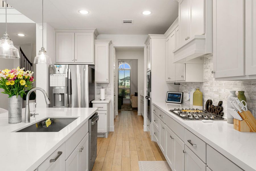 Furnished interior view inside a new home in , Manvel (Image 40).