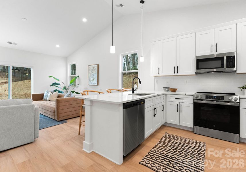 Furnished interior view inside a new home in , Shelby (Image 8). Furnished interior view inside a new home in , Shelby (Image 8).