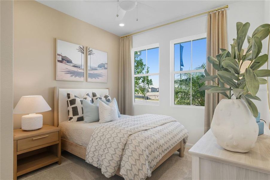 Furnished interior view inside a new home in Brystol North at Wylder, Port St. Lucie (Image 7).