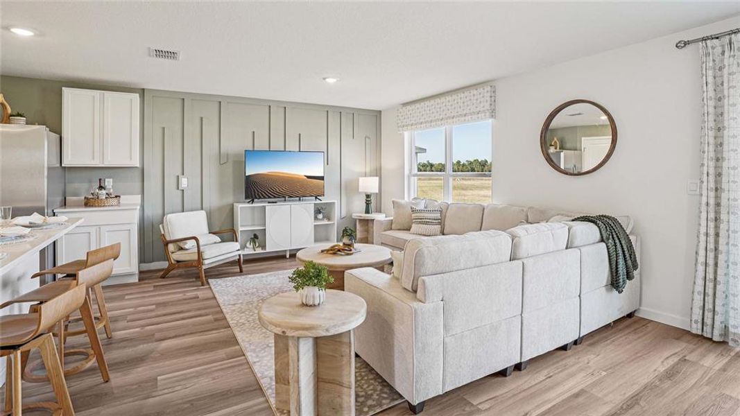 Furnished interior view inside a new home in Sunset Hills, Summerfield (Image 11).